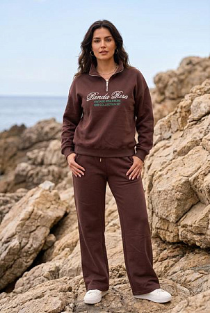 Кофта Спорт Kosta 1539 brown - делук