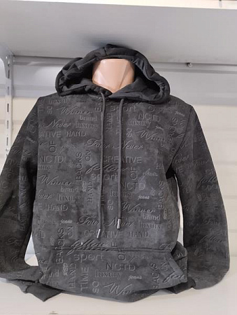 Худи Panda 1351 black - делук
