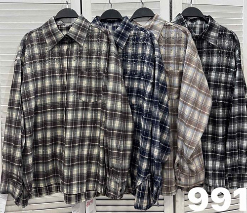 Рубашка Comod 991 navy - делук