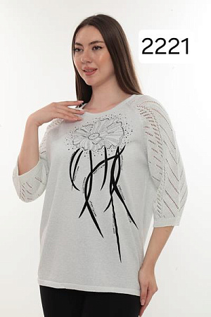 Свитер Julia 2221 white - делук