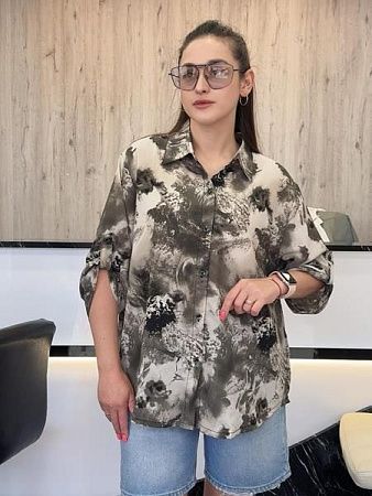 Рубашка Jjf 8807 grey - делук