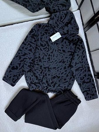 Костюм Спорт Arina 1562-2 black - делук