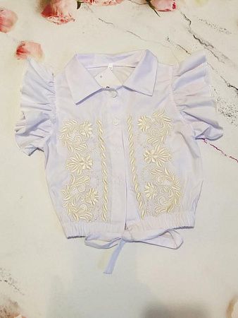 Блузка Moda School M119 white - делук
