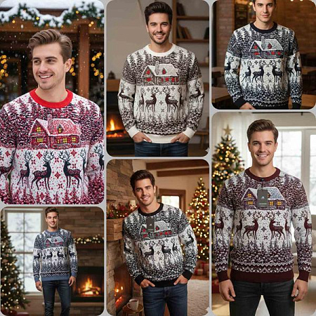 Свитер Moranny MR369 black - делук