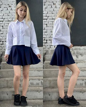 Юбка-Шорты Karolina KR276 navy - делук