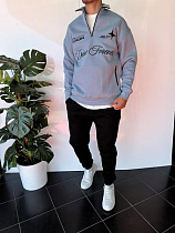Свитер Three Black 2339 l.blue Свитер Three Black 2339 l.blue - делук