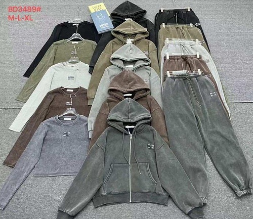 Костюм Шаолинь BD34891 d.grey - делук