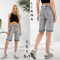 Шорты Liana Denim 1-015-1 grey - делук