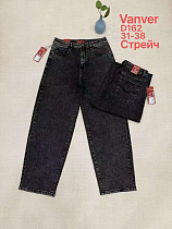 Джинсы Vanver D162 d.grey - делук