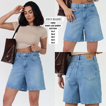 Шорты Jeans Style 4806 l.blue - делук