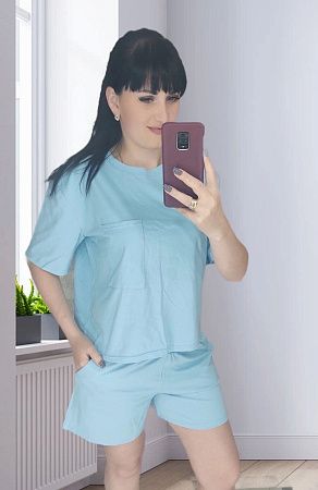 Костюм Valentina 041-1 l.blue - делук