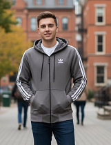 Кофта Спорт Delviago DL628 grey - делук