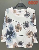Блузка Lida 8007 white - делук