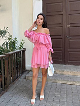 Платье Arina 3114 pink - делук