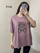 Футболка Fsn 7116 lilac - делук