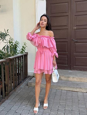 Платье Arina 3114 pink - делук