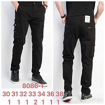 Джинсы God Baron 8086-1 black - делук