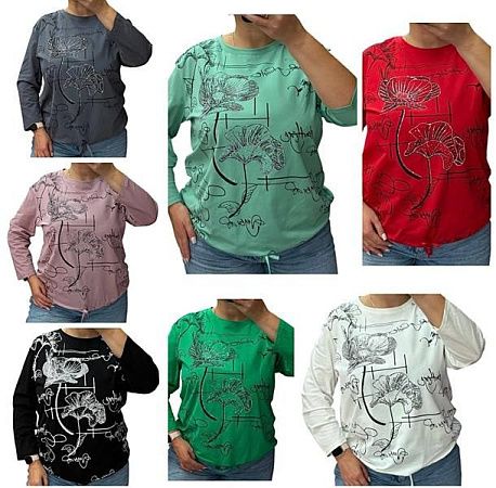 Свитер Levisha 27079 d.grey - делук