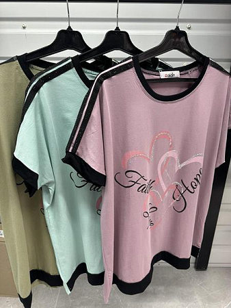 Футболка Aidin-Шик Шок 001 powder - делук