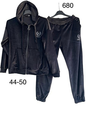 Костюм Спорт Tran TR1462 black - делук