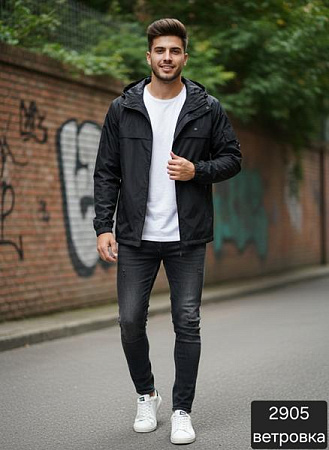 Ветровка Moranny 2905 black - делук