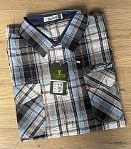 Рубашка Nik A11 black-l.blue - делук