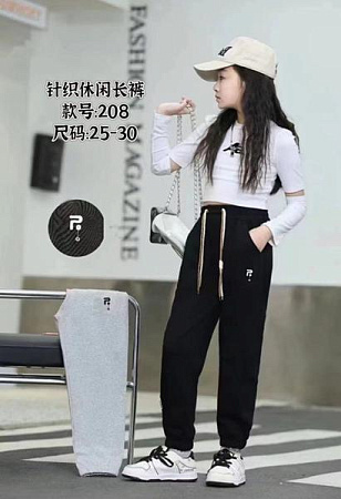 Штаны Спорт Farbique 208 grey - делук