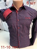 Рубашка Надийка ND42 purple (11-16) - делук