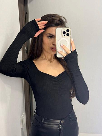 Боди Arina 3100 black - делук