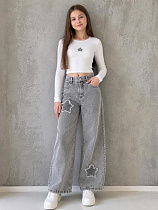Джинсы Miki Maki MM1369 grey - делук