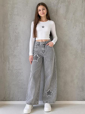 Джинсы Miki Maki MM1369 grey - делук