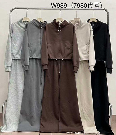 Костюм Спорт Nefertiti W989 black - делук