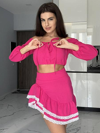 Костюм Arina 3075 pink - делук