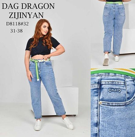 Джинсы Zijinyan D8118 l.blue - делук