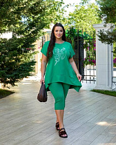 Костюм Seven Zikina 964 green - делук