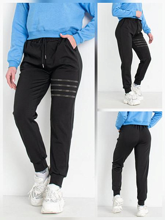 Штаны Спорт Hoan 9670-9 black - делук