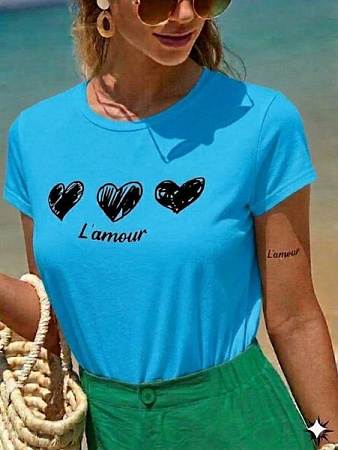 Футболка Iraopt IR199 l.blue - делук