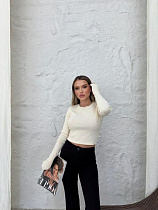 Топ Liza Brend 6548 white - делук