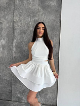 Костюм Akulova 361 white-white - делук