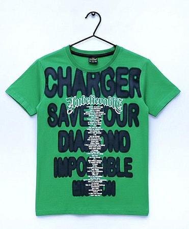 Футболка Dino DN369 green - делук