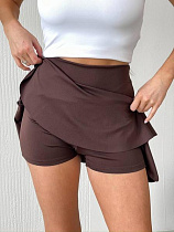 Юбка-Шорты Arina 3103 brown - делук
