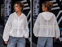 Ветровка New Season LV007 white - делук