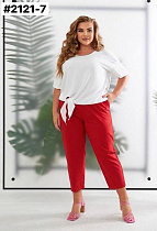Штаны Romeo Life 2121-7 red - делук