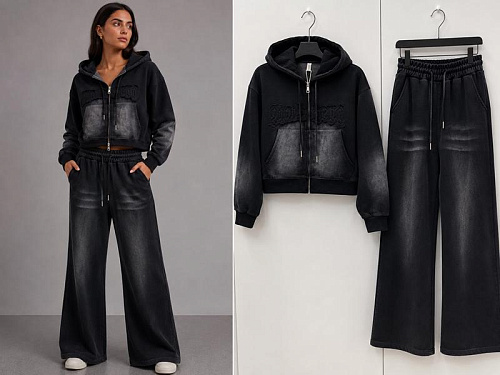 Костюм Спорт X-Ray 3095 black - делук