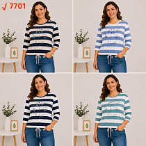 Свитер P.Hey 7701 white-navy - делук