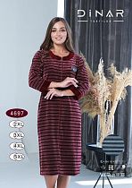 Халат Dicolor 4697 wine - делук