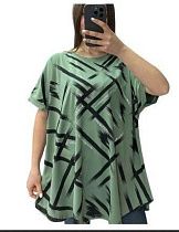 Футболка Elena&Vika 25008 green - делук