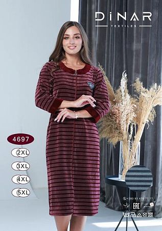 Халат Dicolor 4697 wine - делук