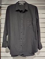 Рубашка No Brand 425 black - делук