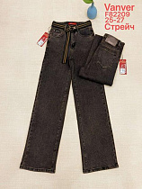 Джинсы Vanver F82209 brown - делук